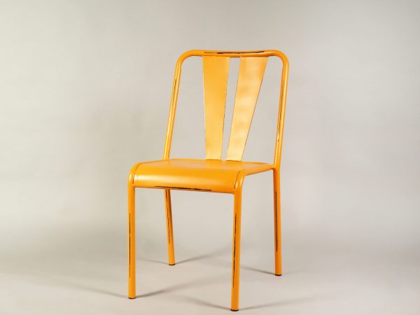scaun bar portocaliu